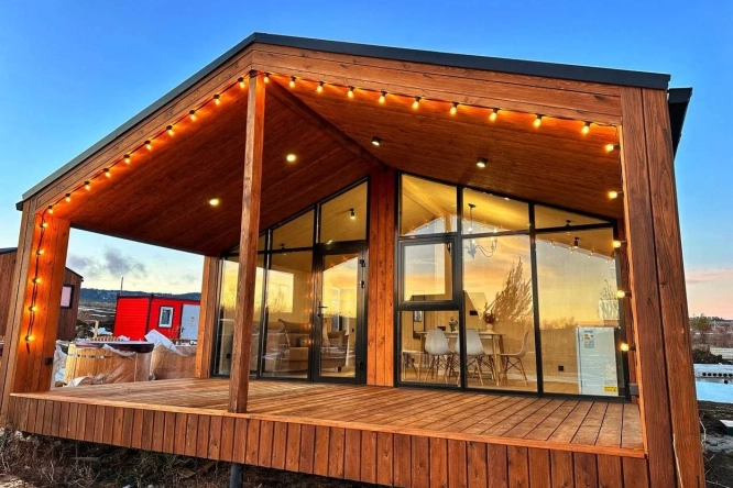 Домики на Волге